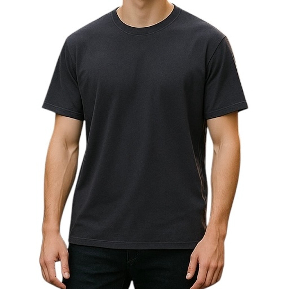 William Rast Black Modal Blend Crewneck Stretch Tee T-Shirt Men's Size Large
